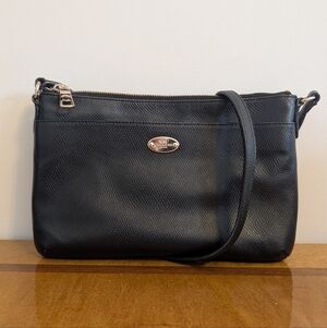 Coach Black Leather Shoulder Bag